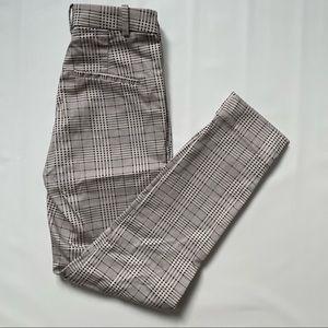 H&M plaid dressed ankle pants